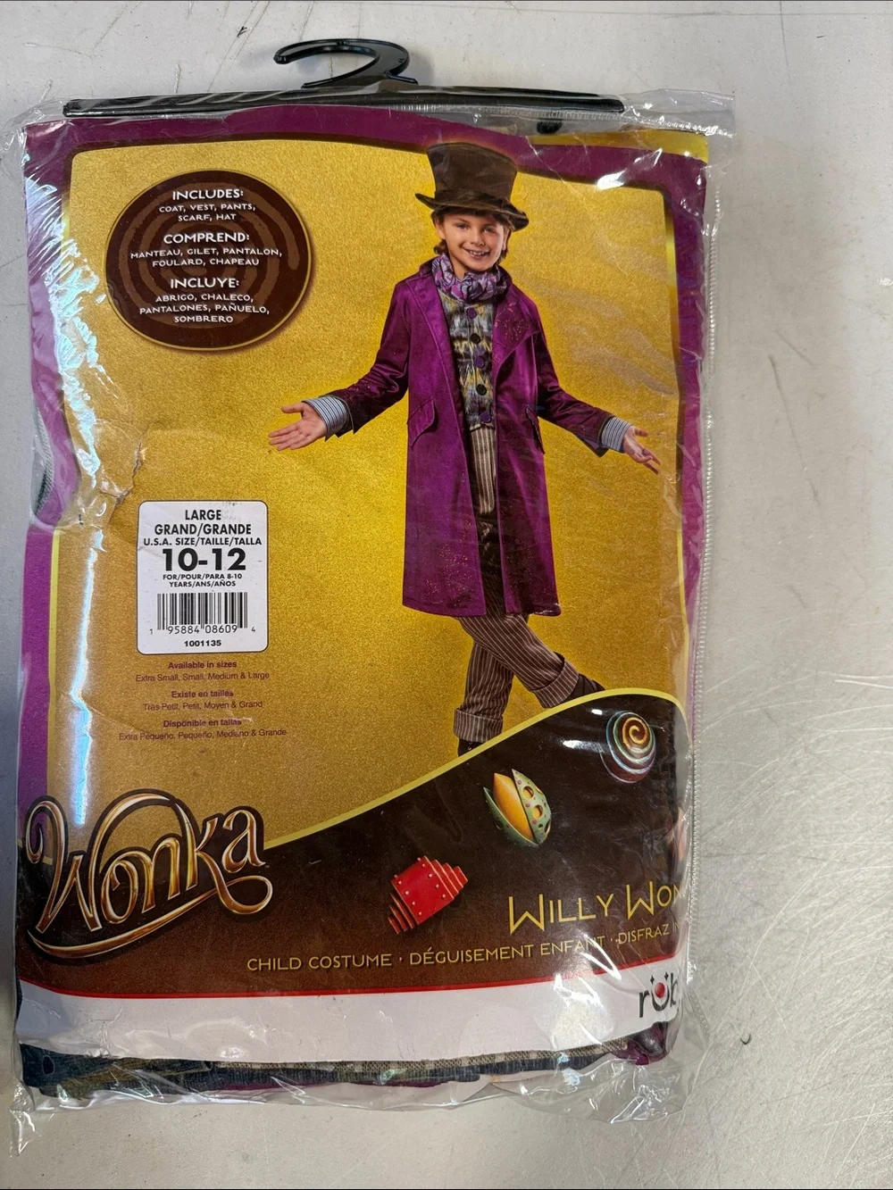 Willy Wonka Rubies Costume NEW